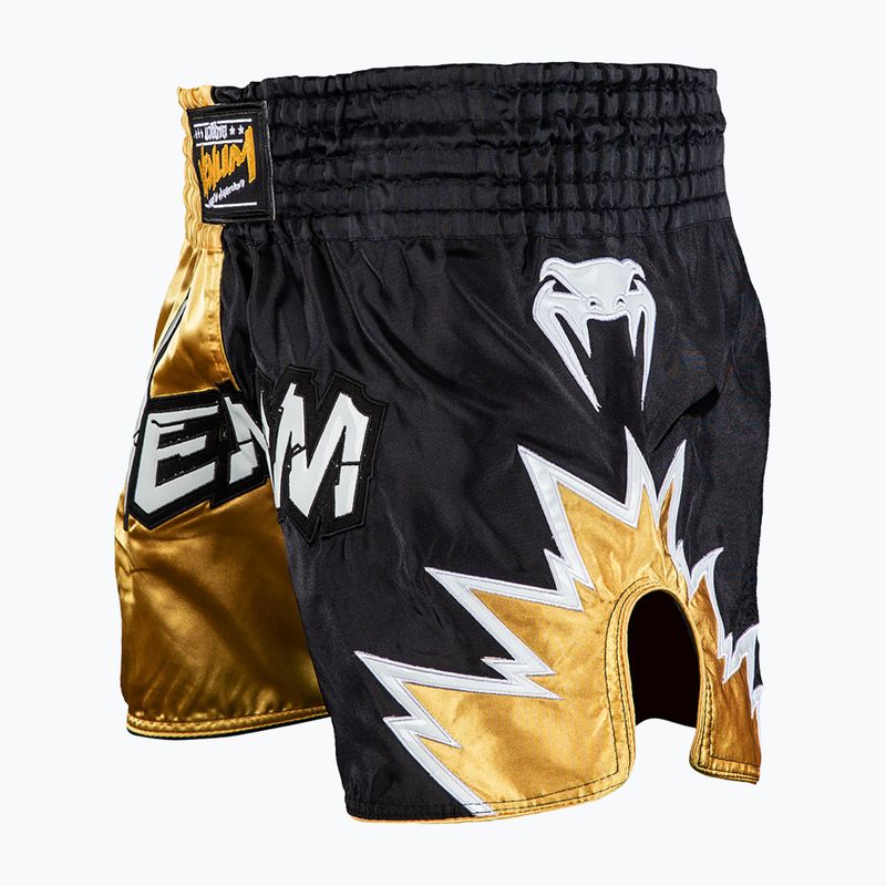 Pánske tréningové šortky Venum Inferno 2.0 Muay Thai black/gold 4