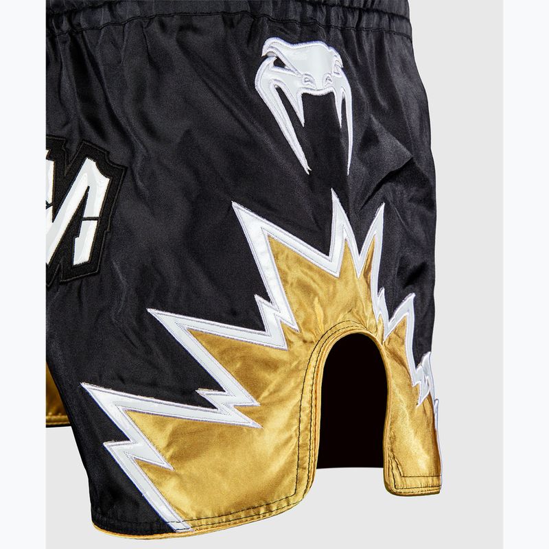 Pánske tréningové šortky Venum Inferno 2.0 Muay Thai black/gold 7