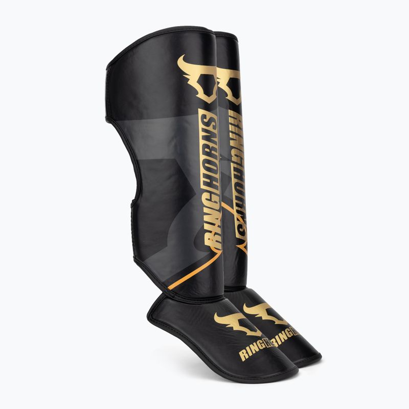 Chrániče holení a chodidiel Venum Ringhorns Charger Shin black/gold