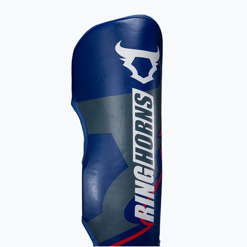 Chrániče holení a chodidiel Venum Ringhorns Charger Shin navy blue/red 3
