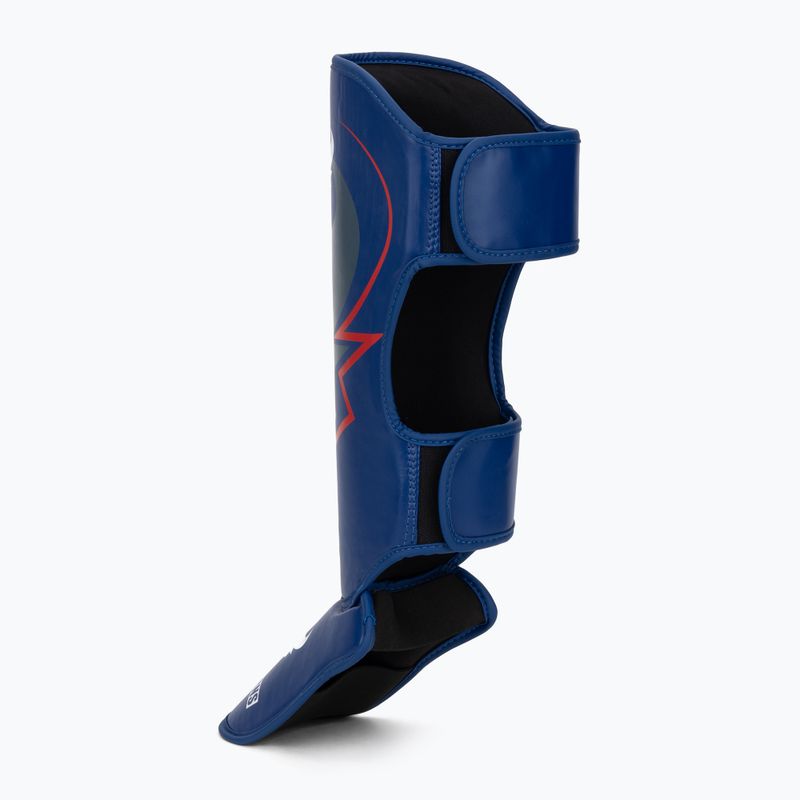Chrániče holení a chodidiel Venum Ringhorns Charger Shin navy blue/red 3