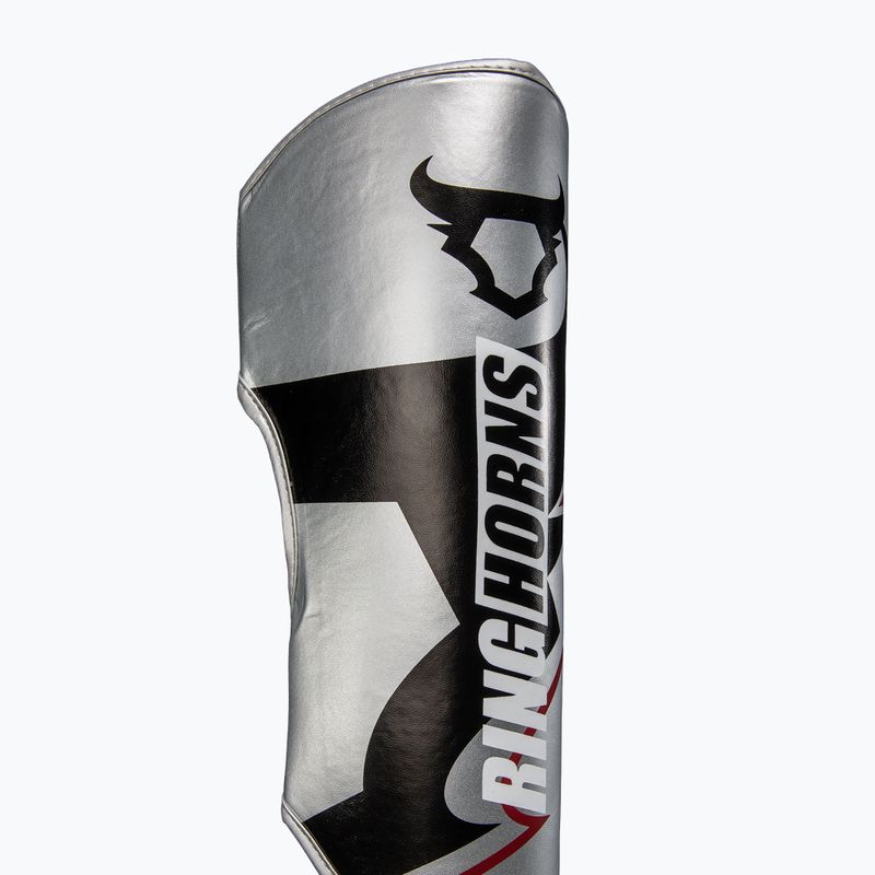 Chrániče holení a chodidiel Venum Ringhorns Charger Shin silver/black 3