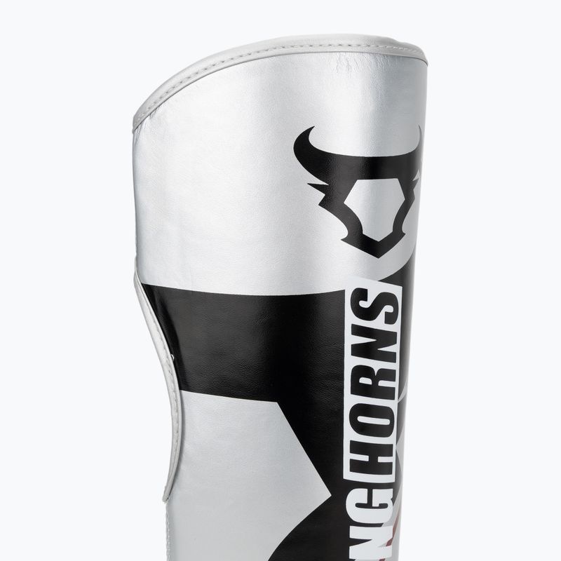 Chrániče holení a chodidiel Venum Ringhorns Charger Shin silver/black 6