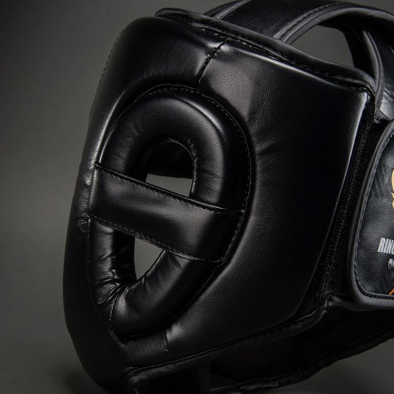 Boxerská prilba Venum Ringhorns Charger Headgear black/gold 4