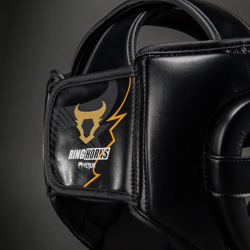 Boxerská prilba Venum Ringhorns Charger Headgear black/gold 5