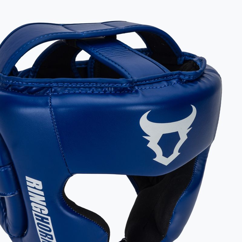 Boxerská prilba Venum Ringhorns Charger Headgear navy blue/red 4