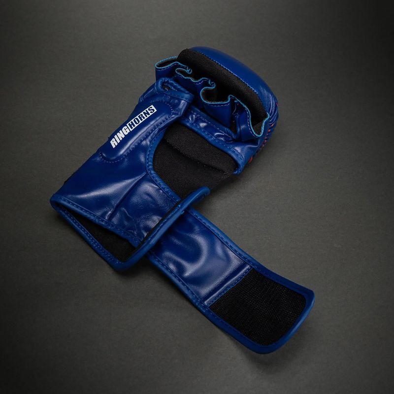 Sparovacie rukavice Venum Ringhorns Charger navy blue/red 4