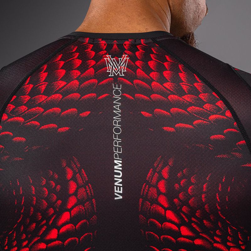 Pánsky rashguard Venum Matupa Short Sleeve black/red/silver 5