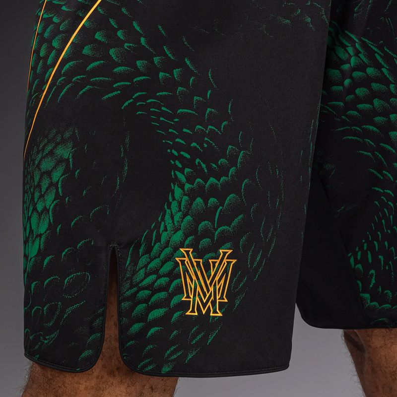 Pánske tréningové šortky Venum Matupa Fightshorts black/green/gold 6