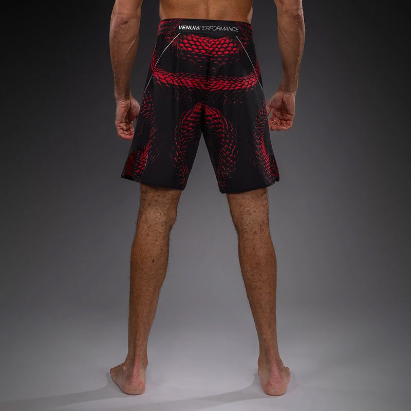 Pánske tréningové šortky Venum Matupa Fightshorts black/red/silver 3