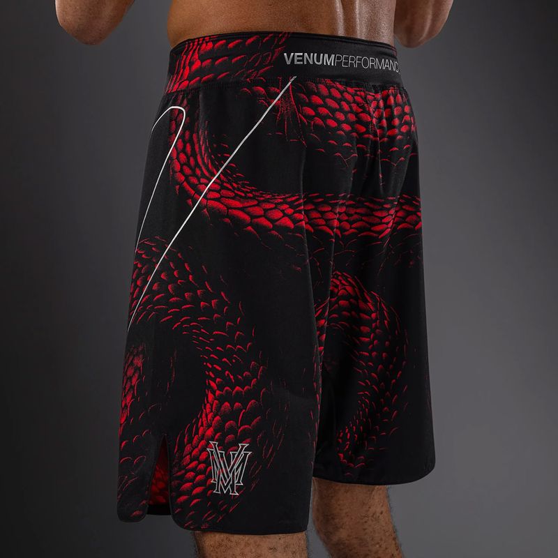 Pánske tréningové šortky Venum Matupa Fightshorts black/red/silver 5