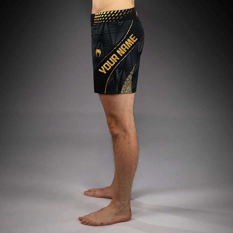 Pánske tréningové šortky Venum Matupa Fightshorts black/grey/gold 6