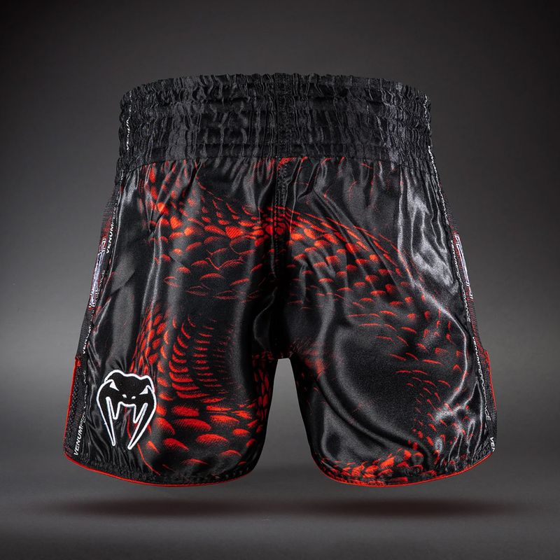Pánske tréningové šortky Venum Matupa Muay Thai black/red/silver 2