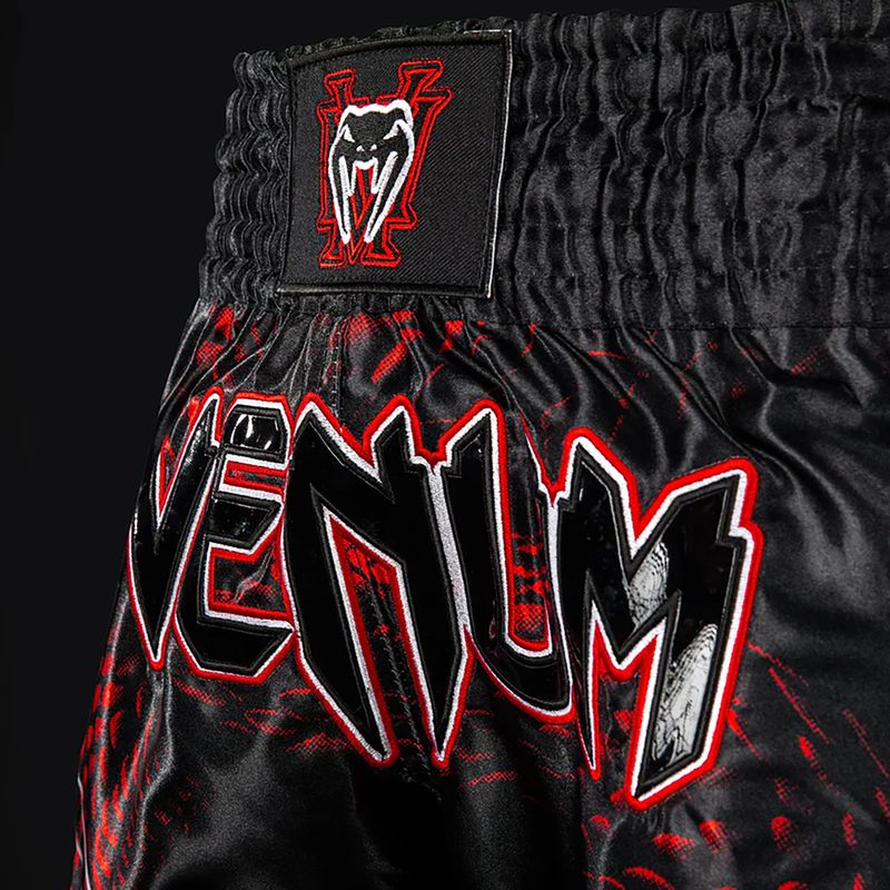 Pánske tréningové šortky Venum Matupa Muay Thai black/red/silver 5
