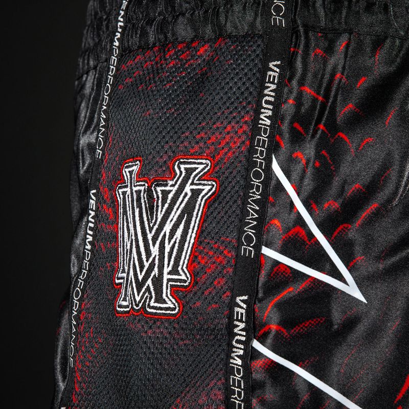 Pánske tréningové šortky Venum Matupa Muay Thai black/red/silver 6
