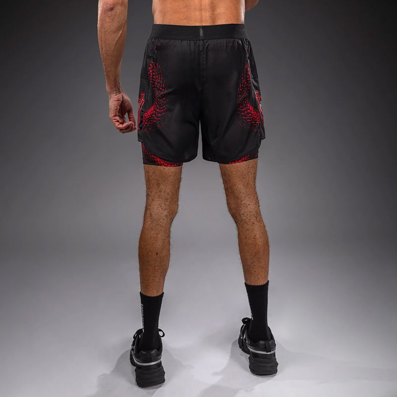 Pánske tréningové šortky Venum Matupa Training black/red/silver 3