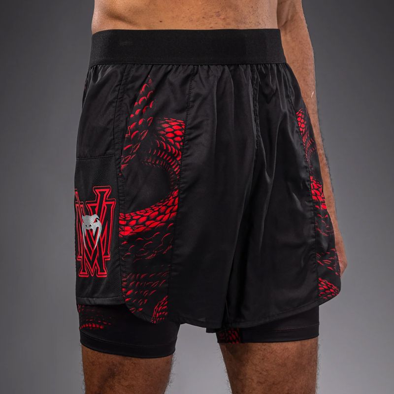 Pánske tréningové šortky Venum Matupa Training black/red/silver 6