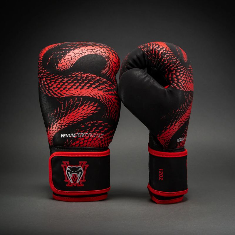Boxerské rukavice Venum Matupa Boxing black/red/silver 2