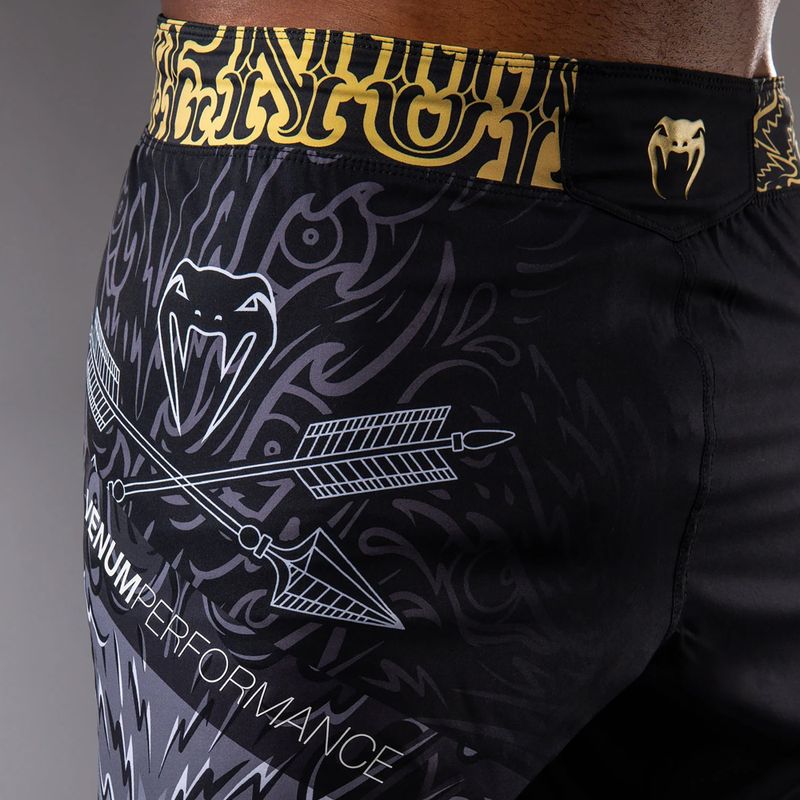 Pánske tréningové šortky Venum Wolf Atak Fightshorts black/grey 6