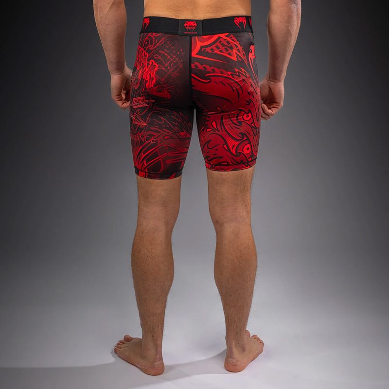 Pánske tréningové šortky Venum Wolf Attack Vale Tudo Shorts black/red 3
