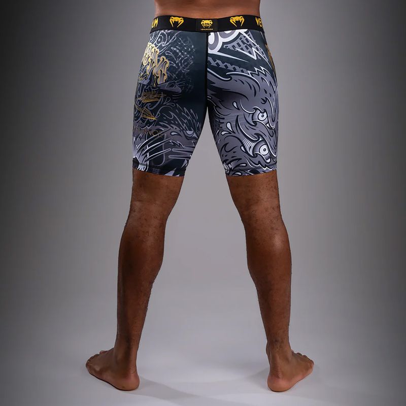 Pánske tréningové šortky Venum Wolf Attack Vale Tudo Shorts black/grey 3