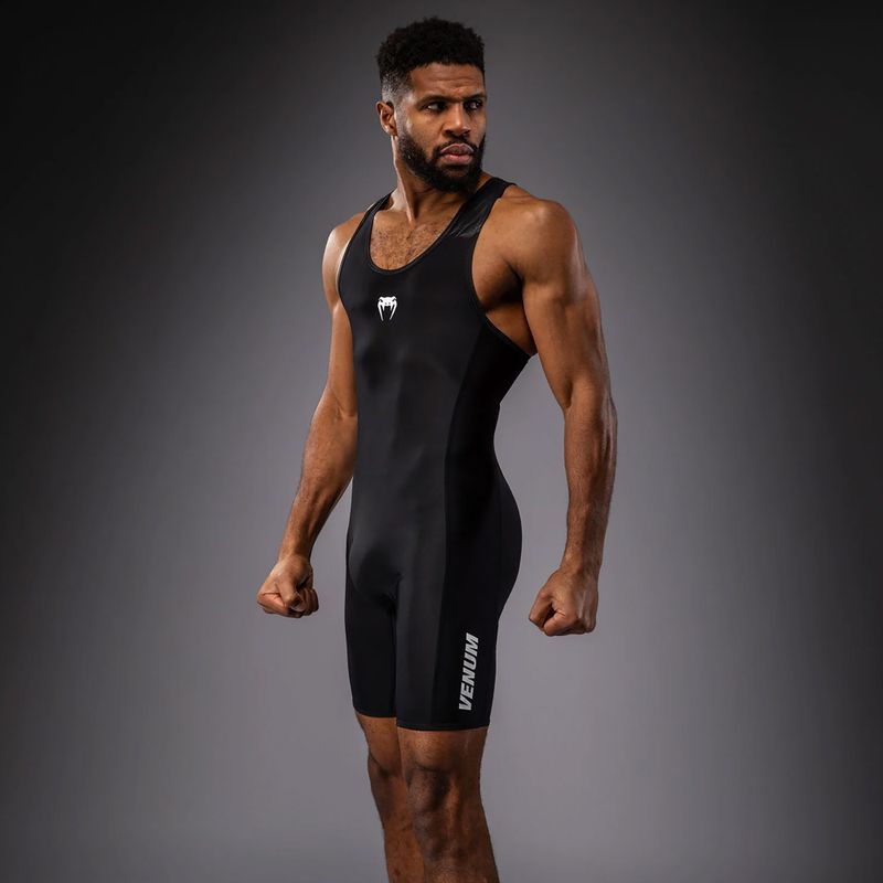 Pánska kombinéza Venum Challenger Wrestling Singlet black 3
