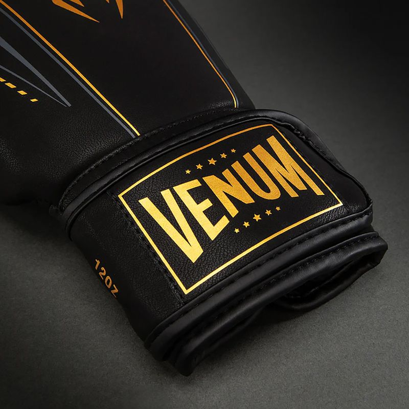 Boxerské rukavice Venum Streamline Boxing black/gold 3