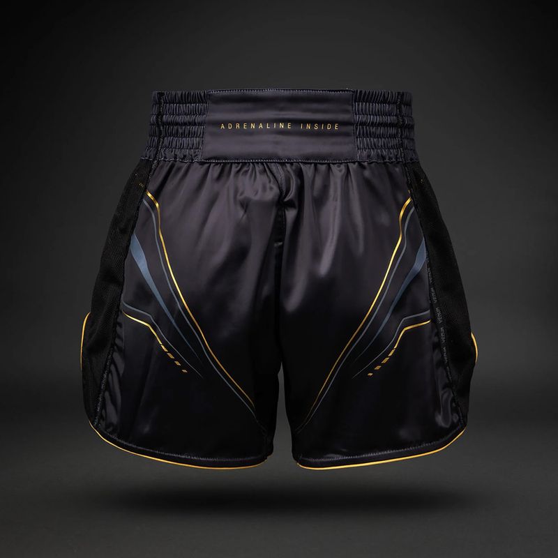Pánske tréninkové šortky Venum Streamline Muay Thai black/gold 2