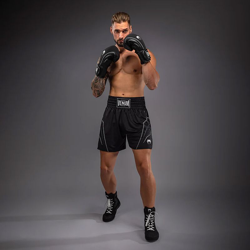 Pánske boxerské šortky Venum Streamline Boxing black/white 2