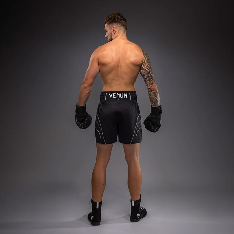 Pánske boxerské šortky Venum Streamline Boxing black/white 3