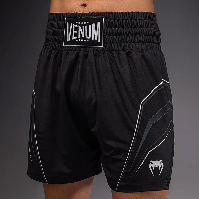 Pánske boxerské šortky Venum Streamline Boxing black/white 6