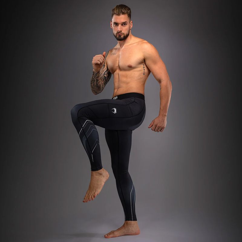 Pánske tréningové legíny Venum Streamline Spats black/white 2