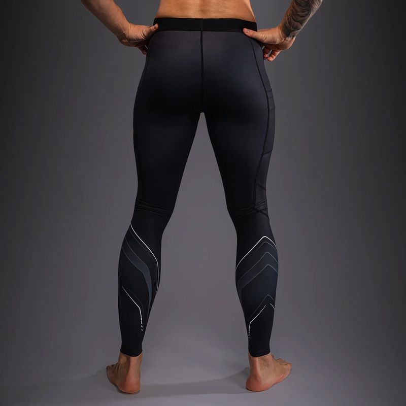 Pánske tréningové legíny Venum Streamline Spats black/white 3