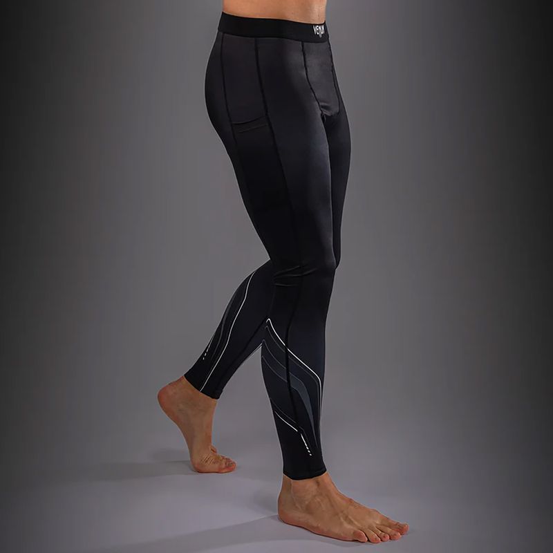 Pánske tréningové legíny Venum Streamline Spats black/white 4