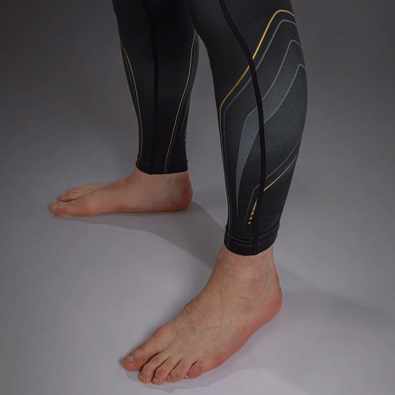 Pánske tréningové legíny Venum Streamline Spats black/gold 6