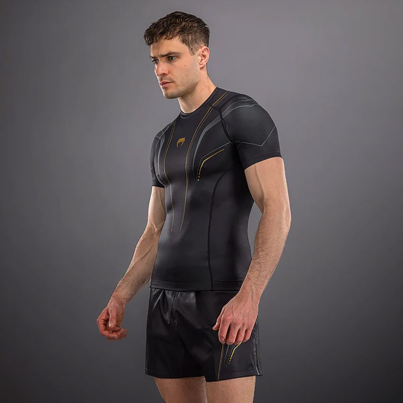 Pánsky rashguard Venum Streamline black/gold 3