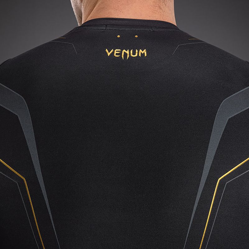 Pánsky rashguard Venum Streamline black/gold 6
