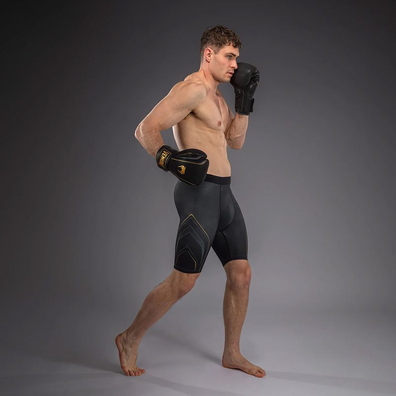 Pánske tréninkové šortky Venum Streamline Vale Tudo black/gold 2