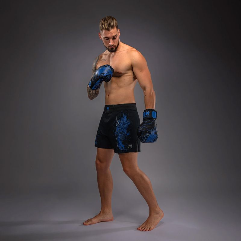 Pánske tréninkové šortky Venum Thunder Dragon Black/Royal Blue 5