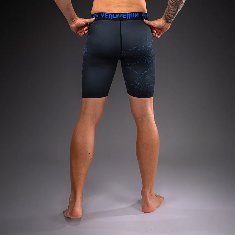 Pánske tréninkové šortky Venum Thunder Dragon Vale Tudo Black/Royal Blue 3