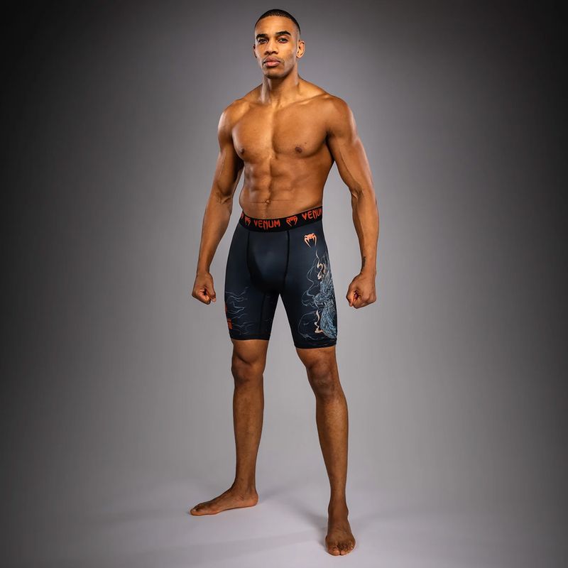 Pánske tréninkové šortky Venum Thunder Dragon Vale Tudo Black/Grey/Copper 2