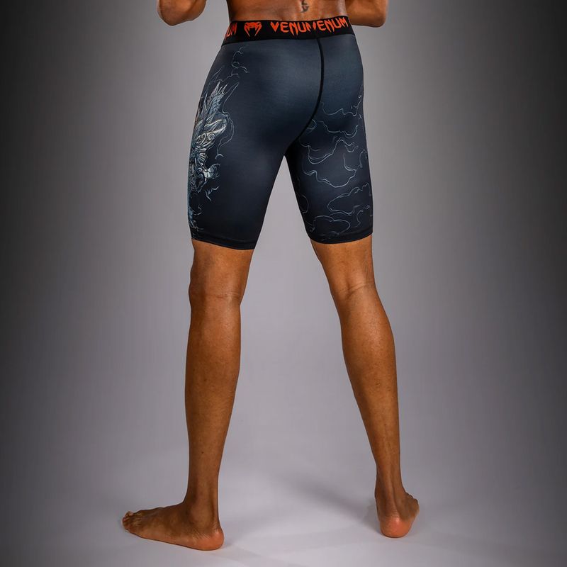 Pánske tréninkové šortky Venum Thunder Dragon Vale Tudo Black/Grey/Copper 3