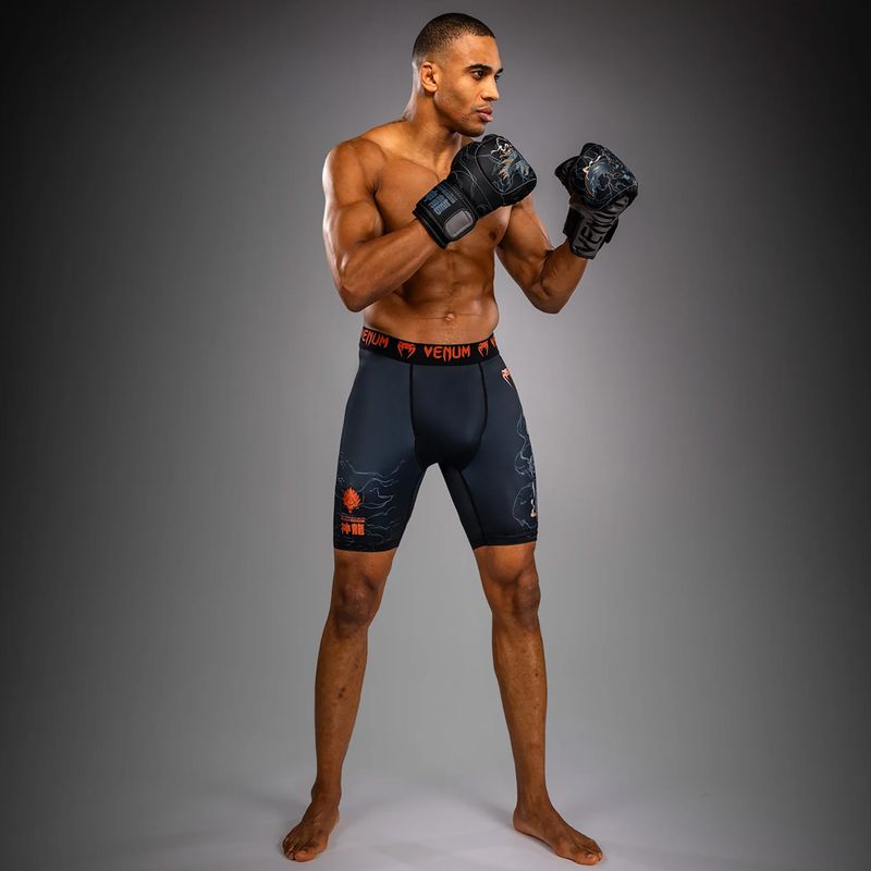 Pánske tréninkové šortky Venum Thunder Dragon Vale Tudo Black/Grey/Copper 4