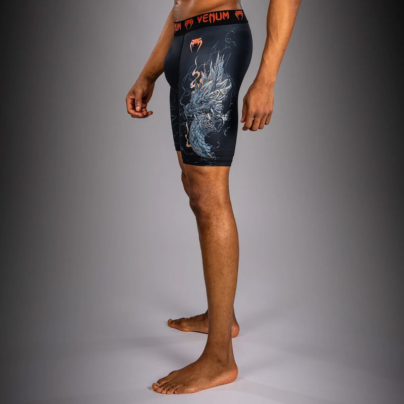 Pánske tréninkové šortky Venum Thunder Dragon Vale Tudo Black/Grey/Copper 6
