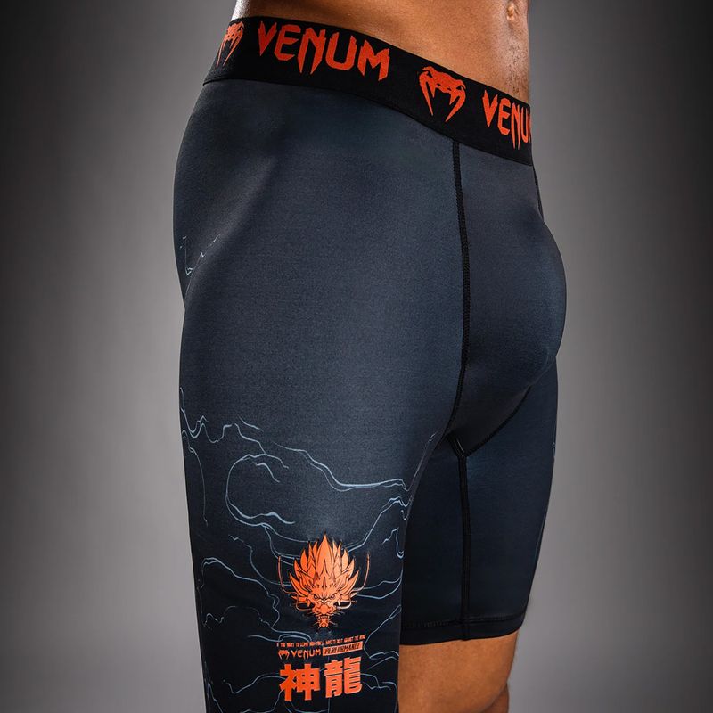 Pánske tréninkové šortky Venum Thunder Dragon Vale Tudo Black/Grey/Copper 7