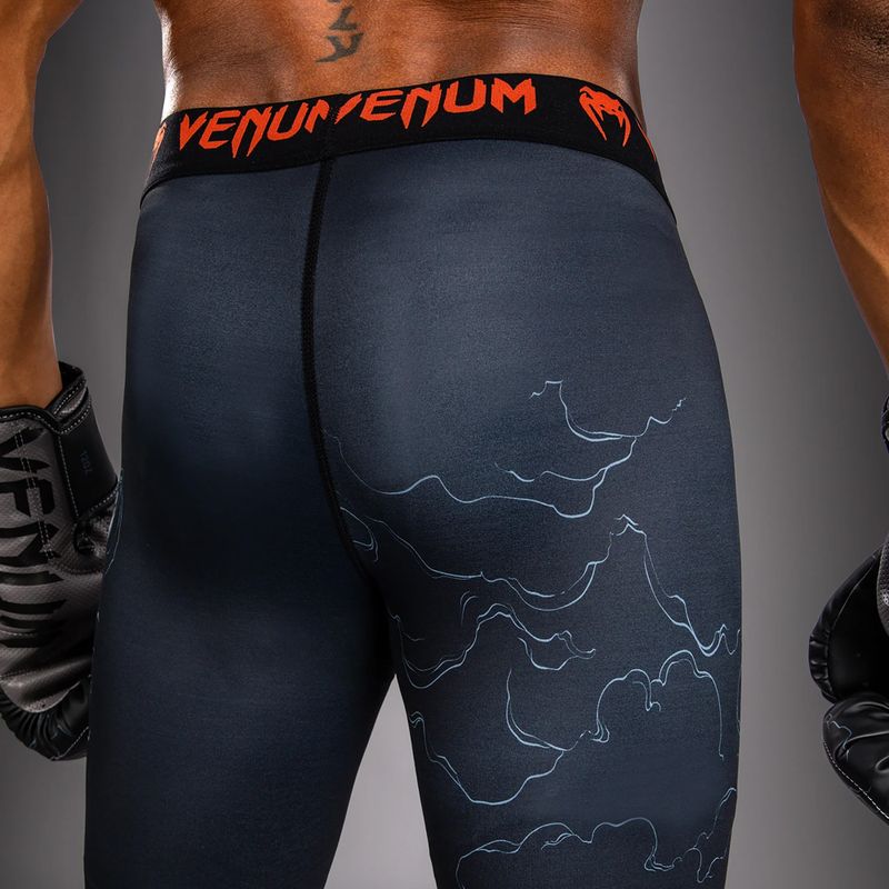 Pánske tréninkové šortky Venum Thunder Dragon Vale Tudo Black/Grey/Copper 9