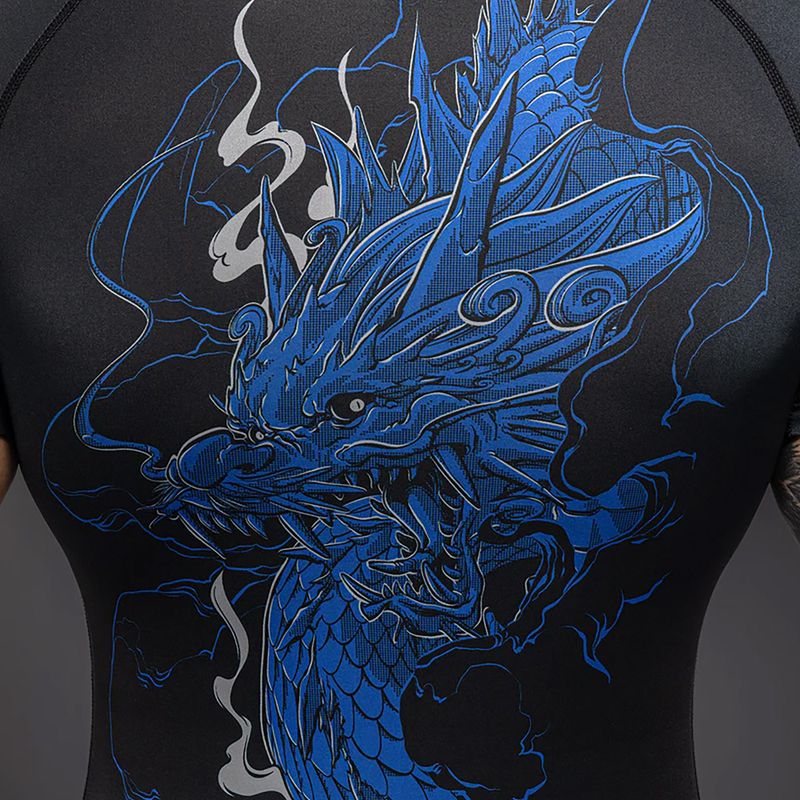 Rashguard Venum Thunder Dragon black/royal blue 5