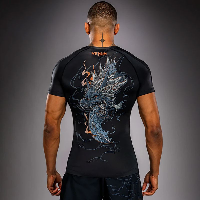Rashguard Venum Thunder Dragon black/grey/copper 2