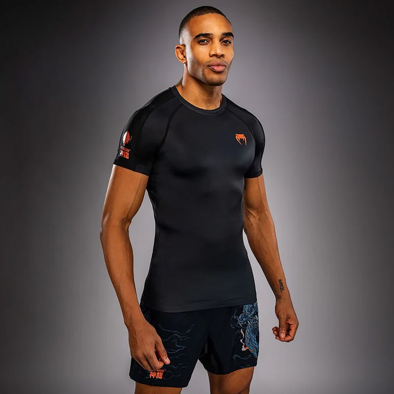 Pánsky rashguard Venum Thunder Dragon black/grey/copper 3