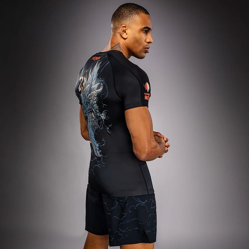 Pánsky rashguard Venum Thunder Dragon black/grey/copper 5